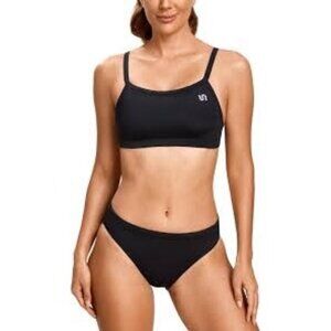 Syrokan Womens Black‎ Bikini Set Size S NWT